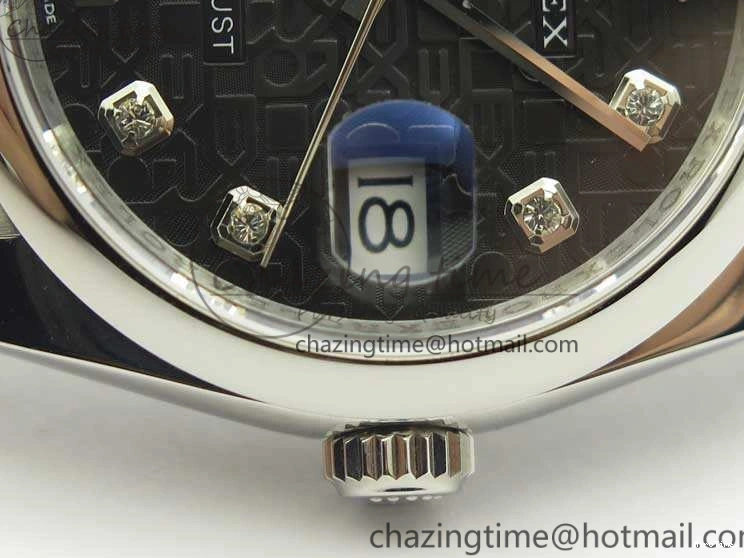 MiroTime 0217 Datejust 116234 36mm DJF 1:1 Best Edition Black Computer Diam Dial On SS Jubilee Bracelet SA3135 V ComfortFit 3449